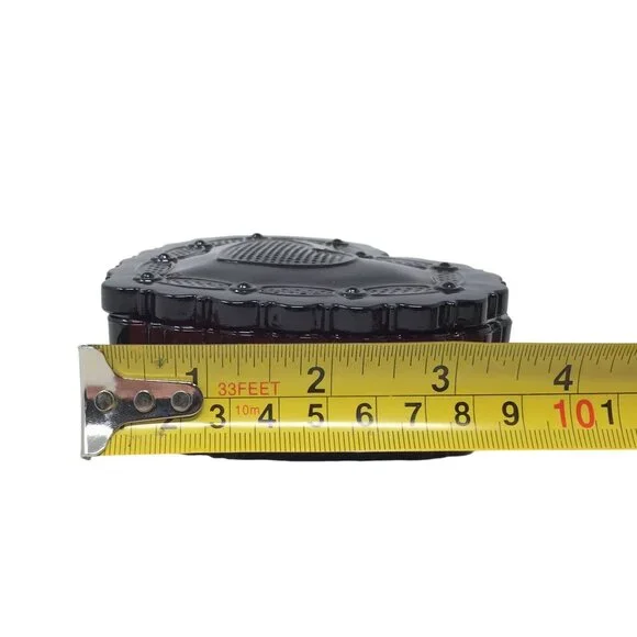 Vintage Avon 1876 Cape Cod Collection Ruby Red Glass Heart-Shaped Trinket Box - Picture 13 of 14